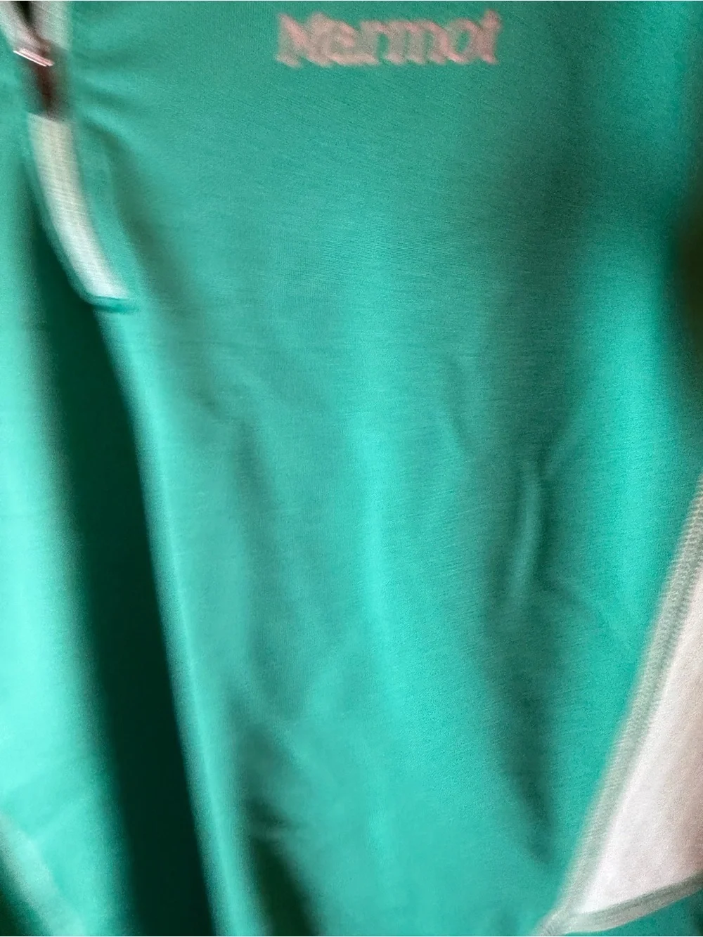 Marmot Women’s Green Quarter-Zip Pullover Active wear Top Size XL
